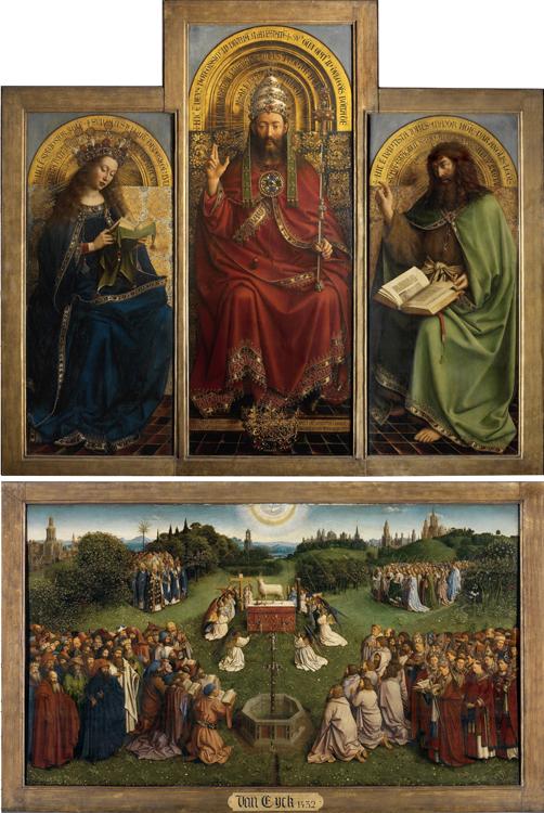 Jan Van Eyck Ghent Altar (mk08) oil painting picture